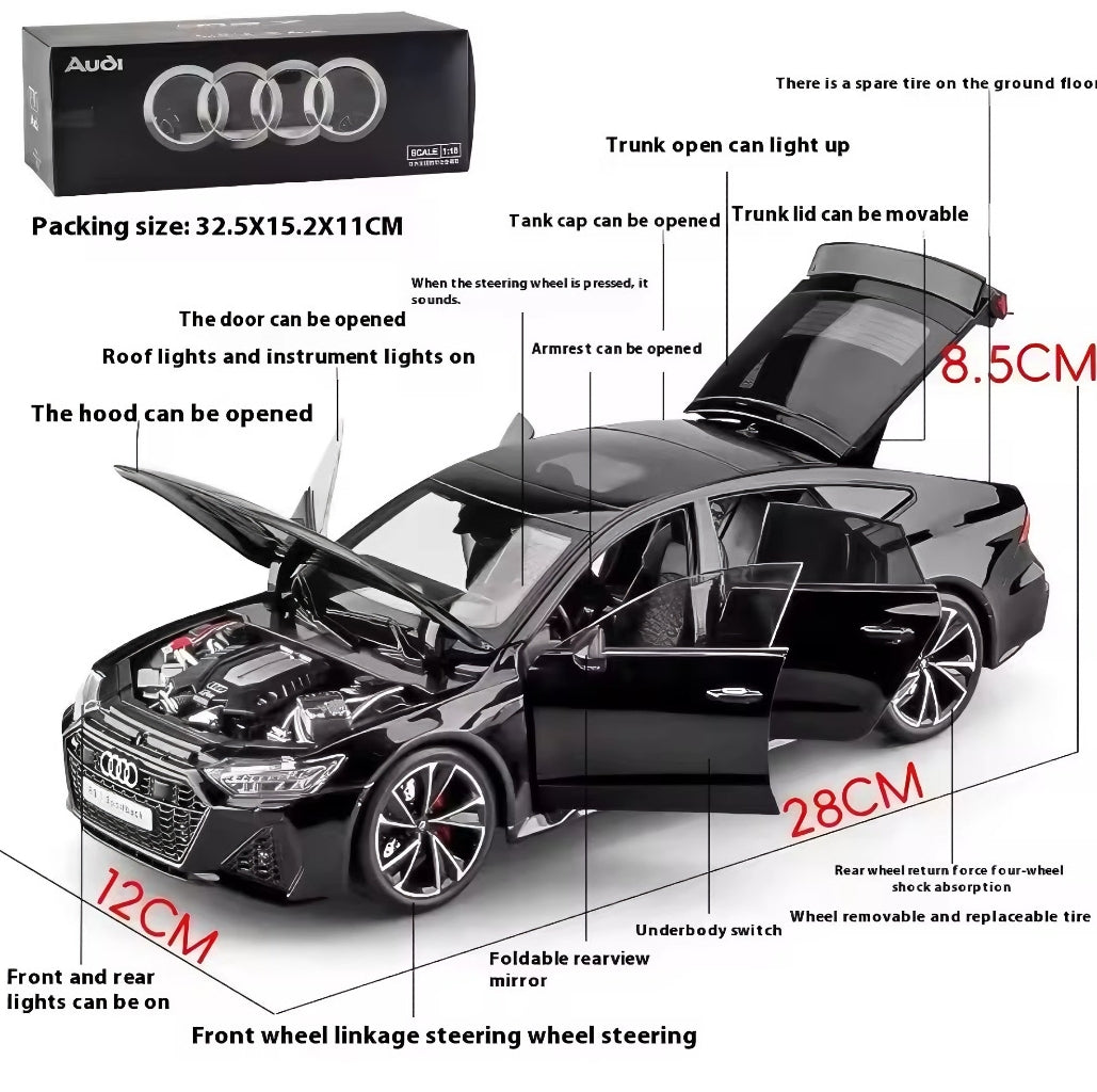 Audi RS7 With Key (1:18 Scale)