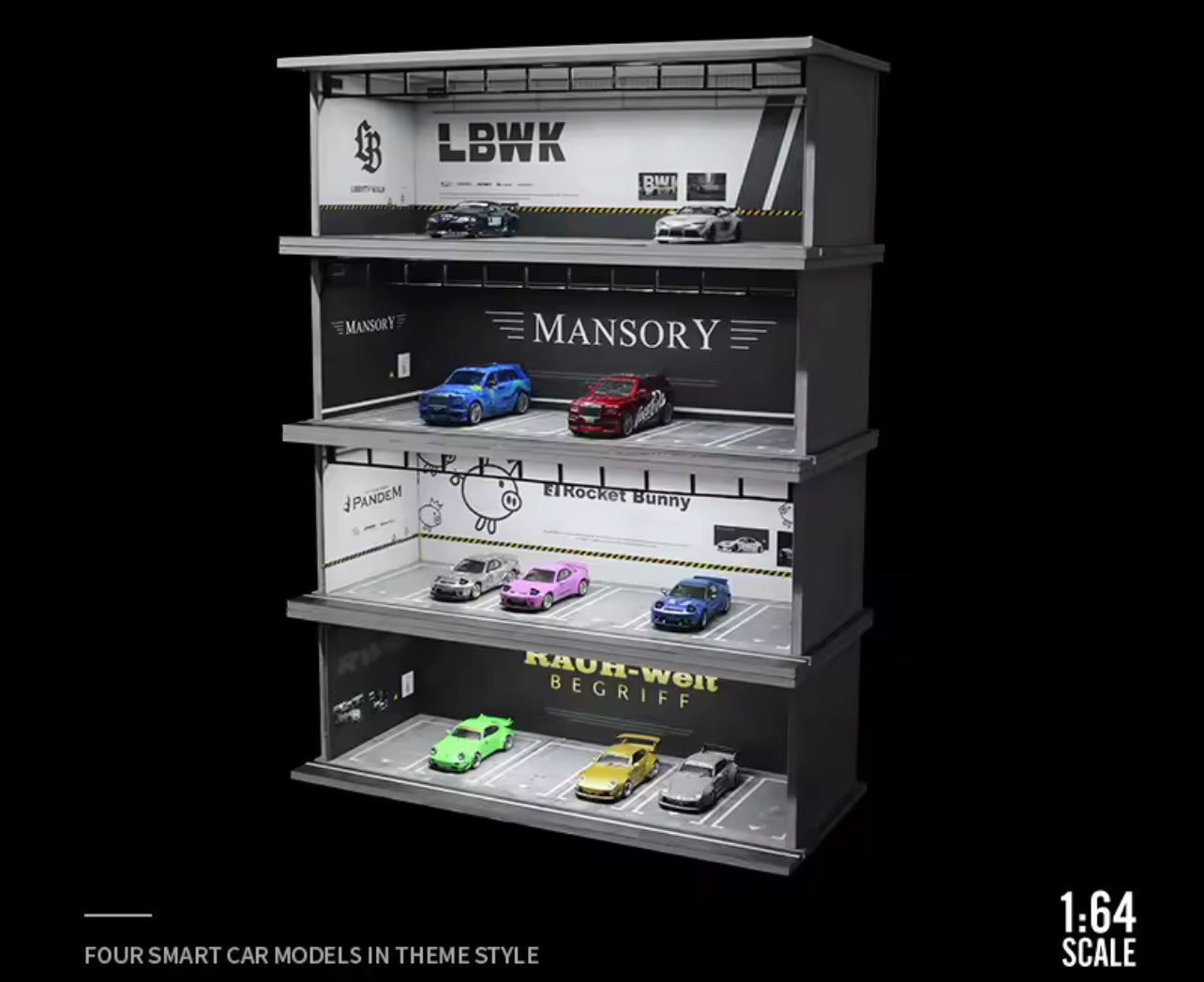 1:64 Hotwheels Sponsors Lighting Showroom