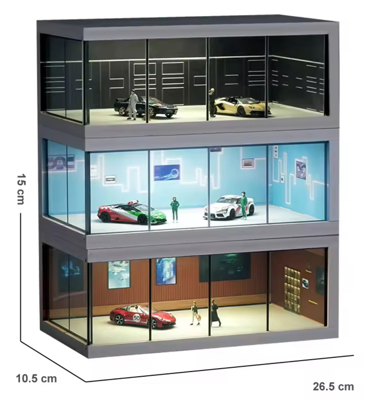 1:64 Hotwheels Lighting Showroom