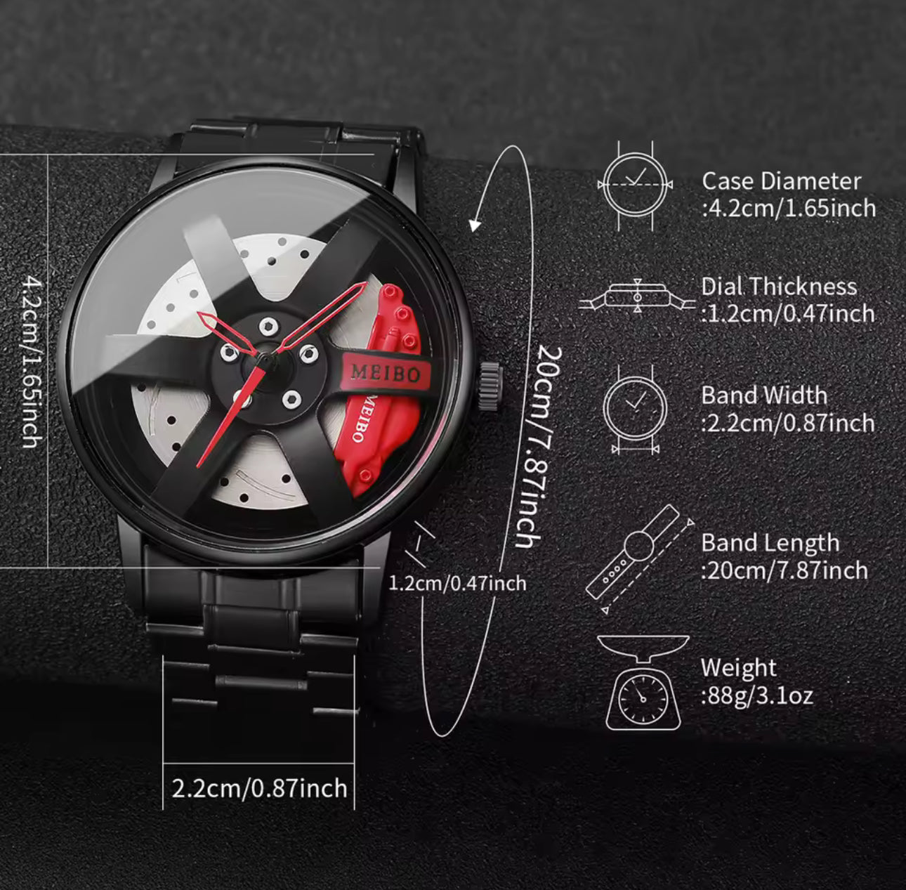 Car Rim Watch