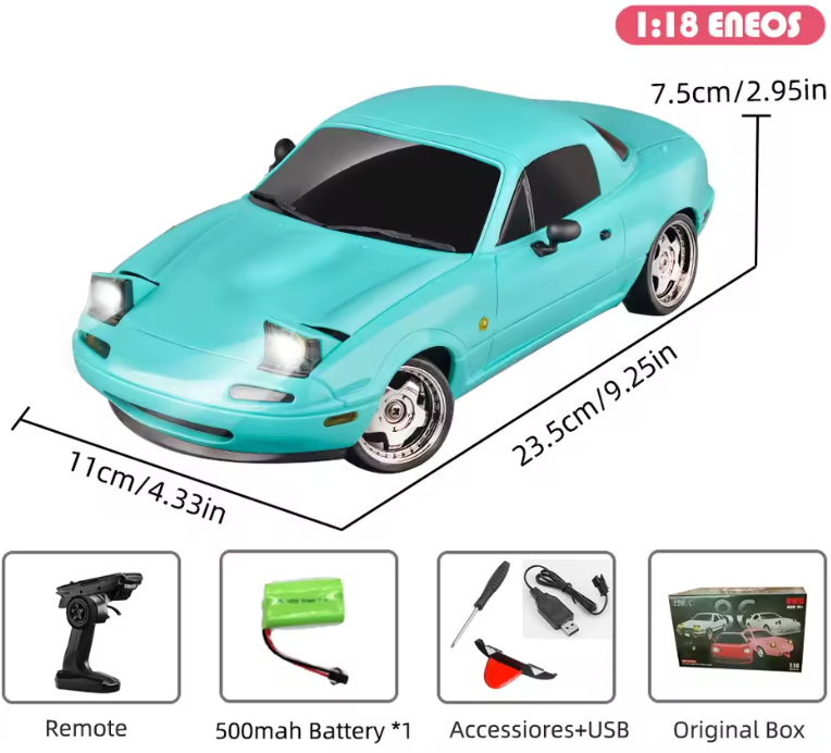 Drift RC Miata (1:18 Scale)