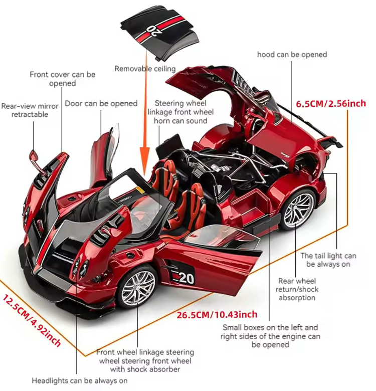 Pagani Huayra BC Roadster (1:18 scale)