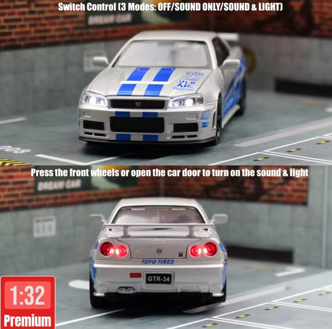 Nissan GTR R34 (1:32 Scale)