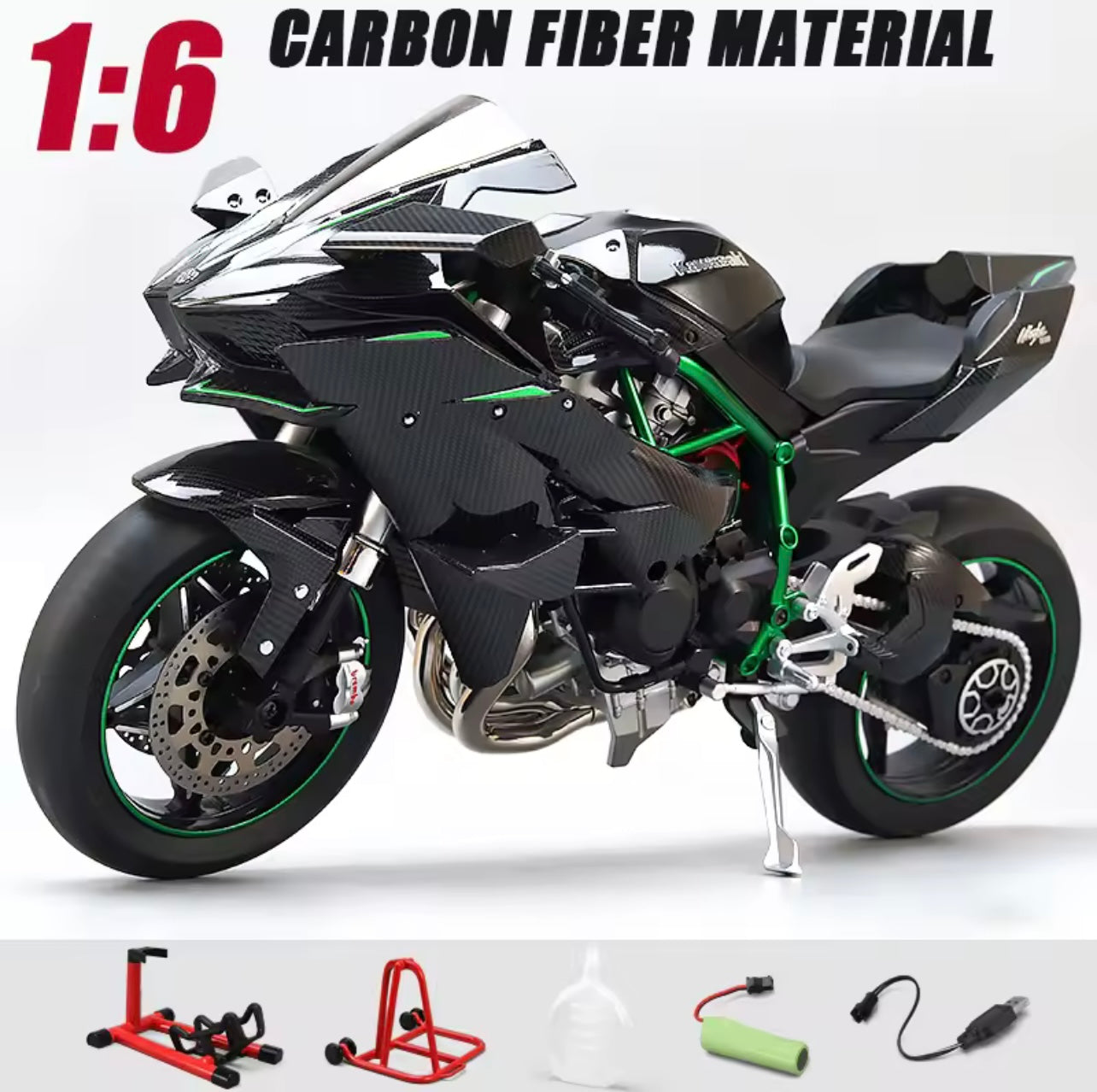 Kawasaki H2R (1:6 Scale)
