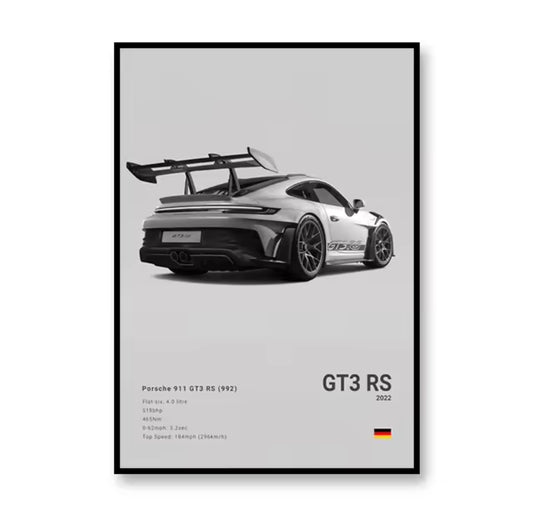 Porsche Poster (Light)