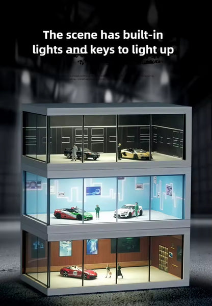 1:64 Hotwheels Lighting Showroom